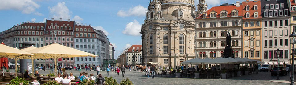 Schüler haben Spaß auf der City Klassenfahrt nach Dresden