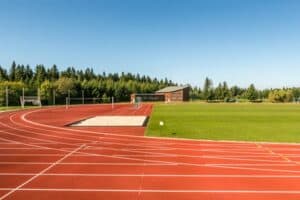 Kinder haben Spass auf der Sport Klassenfahrt auf dem Rabenberg