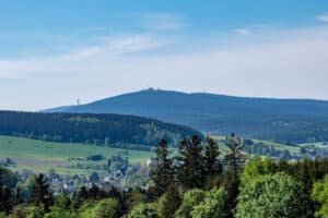 Landschaft im Erzgebirge