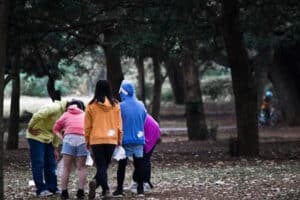 Schüler forschen auf Klassenfahrt