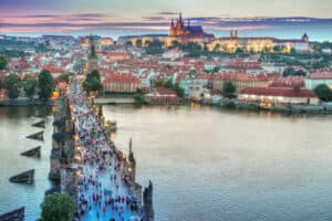 Prag und die Moldau