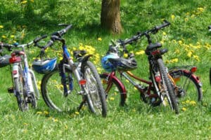 Fahrradtour auf Sport Klassenfahrt