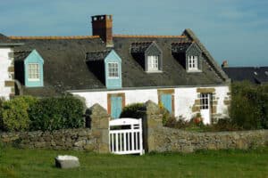 Traditionelles Landhaus in der Normandie