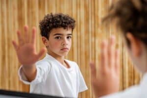 Schüler haben Spaß auf der Team Klassenfahrt Rabenberg und lernen Selbstverteidigung